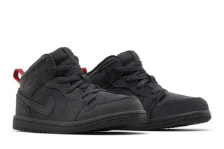Jordan 1 Mid SE Craft Dark Smoke Grey Varsity Red Black (TD)