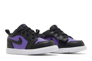 Jordan 1 Low ALT Purple Venom White Black (TD)