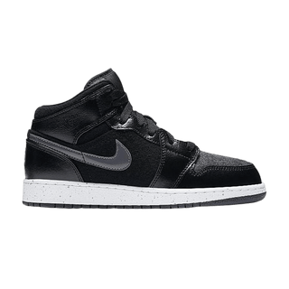 Jordan 1 Mid Premium Black Dark Grey (GS)