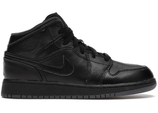 Jordan 1 Mid Black Dark Grey Outsole (GS)