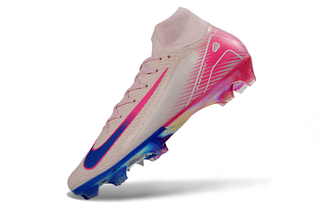 Front view of Nike Air Zoom Mercurial Superfly X Elite FG Neon Pulse soccer cleats