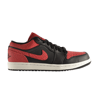 Jordan 1 Low Bred Elephant Print