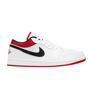 Jordan 1 Low White University Red Black