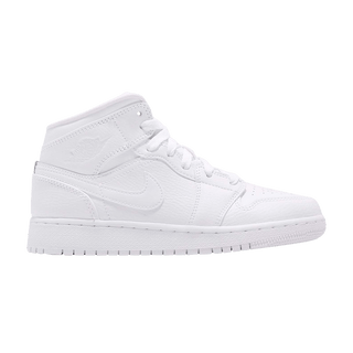 Jordan 1 Mid Triple White (2019) (GS)