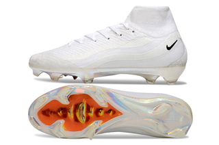 Nike Mercurial Superfly X Elite and Air Max 95 SE soccer cleats on a soccer field