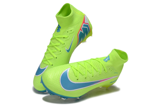 Nike Air Zoom Mercurial Superfly X Elite FG soccer cleats with advanced stud design for stability