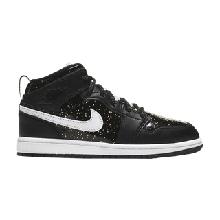 Jordan 1 Mid SE Black Glitter (PS)