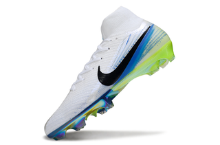 Close-up of Nike Air Zoom Mercurial Superfly X Elite soccer cleats in Sam Kerr edition