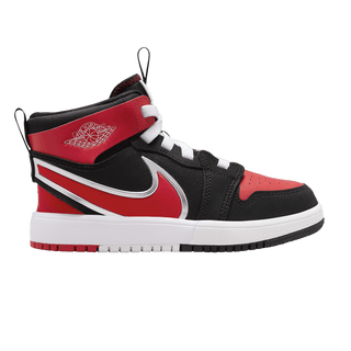 Jordan 1 Mid RM EasyOn Black White University Red (PS)